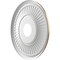 Ekena Millwork Berkshire PVC Ceiling Medallion (Fits Canopies up to 7"), Metallic Gold Rush, 16"OD x 3 1/2"ID x 1"P CMP16BECGH - alternate 4